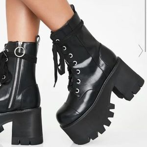 Dolls Kill Current Mood Chunky Platform Boots